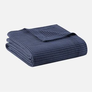 Beautyrest Cotton King Blanket With Indigo Finish Br51n-3830